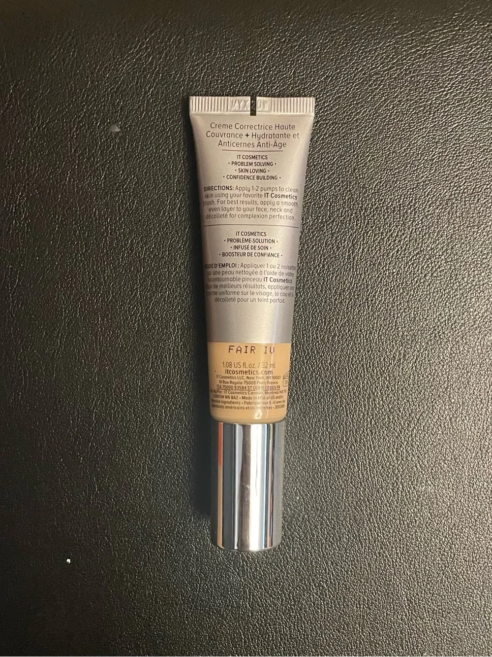 It Cosmetics CC+ Cream Full Coverage Foundation SPF 50+ Fair Ivory